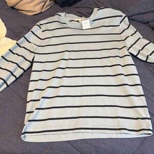 Club Monaco long sleeve striped shirt L NEVER WORN WITH TAG